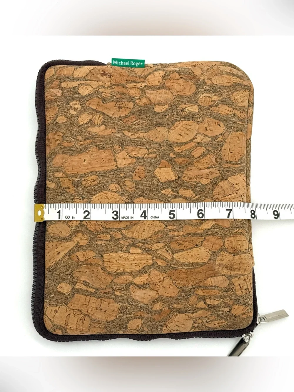 EUC Michael Roger Cork Apple iPad & Amazon Kindle Tablet Sleeve Case Pouch